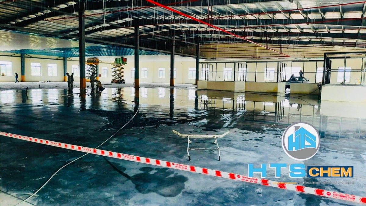 Bề mặt sàn bê tông sau thi công