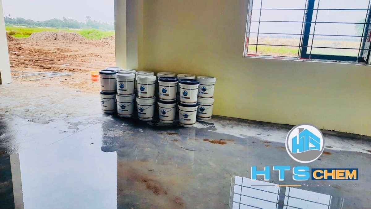 Sử dụng hóa chất HTS CHEM thi công