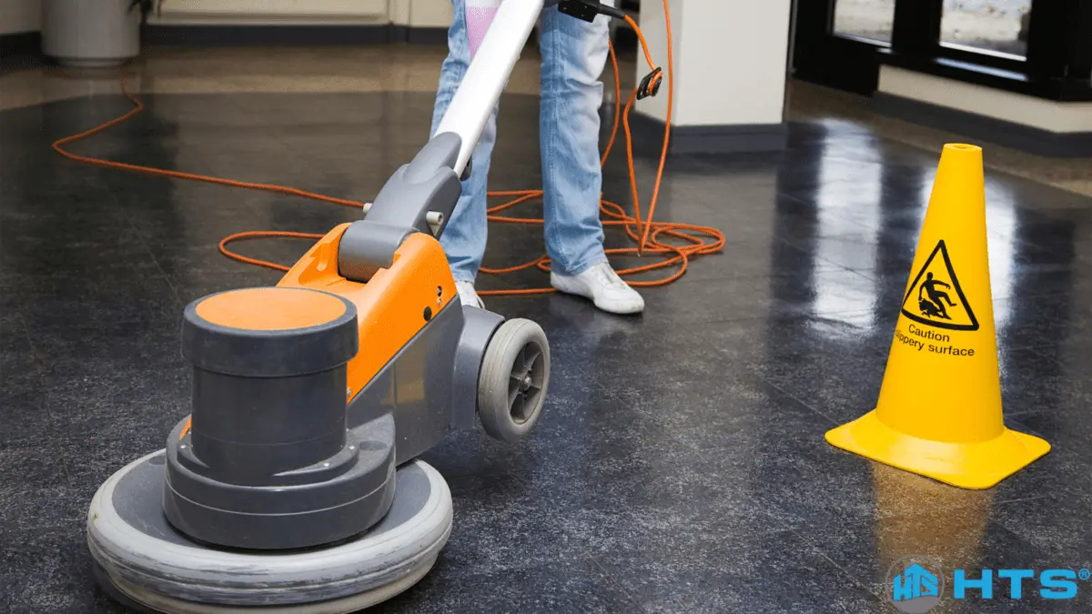Quy trình mài và đánh bóng sàn bê tông giúp bề mặt nhẵn mịn, sáng bóng và bền đẹp