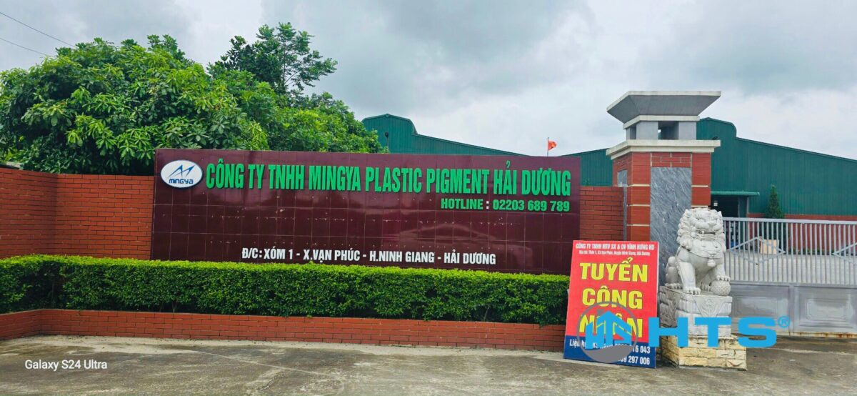 Nhà máy nhựa Pigment Hải Dương