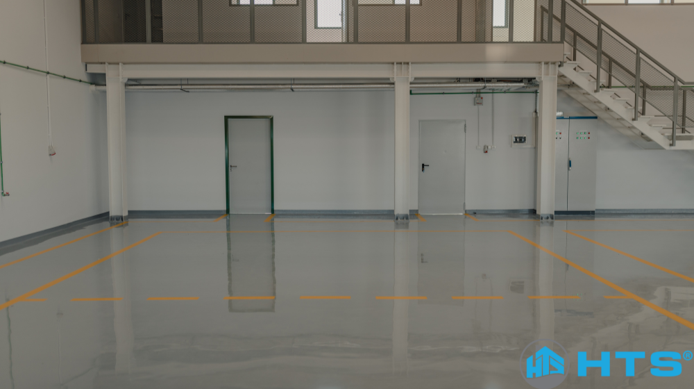 Mẫu báo giá thi công sàn epoxy đầy đủ cho nhà xưởng, bao gồm vật tư, nhân công và quy trình