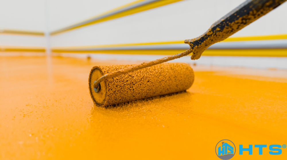 Các bước thi công sàn epoxy chuẩn HTSchem cho nhà xưởng