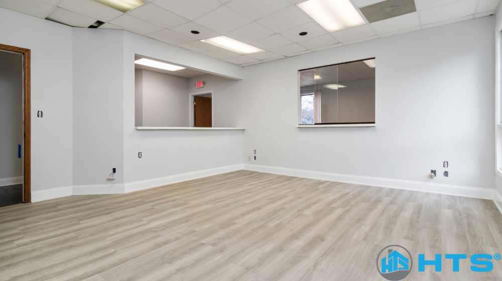 Hình mô tả quy trình thi công sàn nhựa epoxy từ chuẩn bị đến hoàn thiện