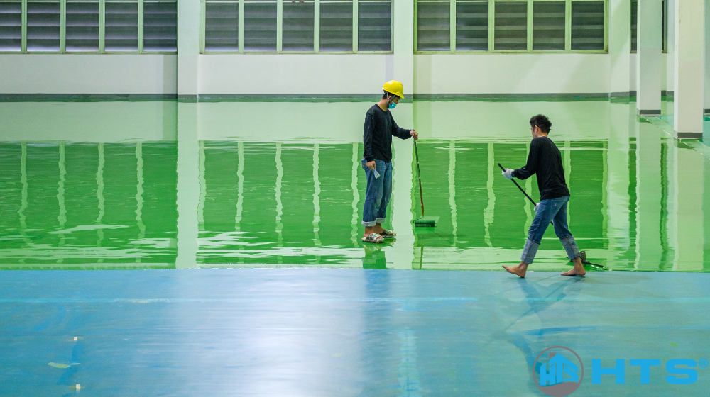 Sơn Epoxy Sàn Tầng Hầm