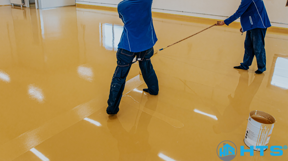 Sơn epoxy sàn tầng hầm giúp tăng độ bền, chống thấm, chịu lực và đảm bảo an toàn cho công trình