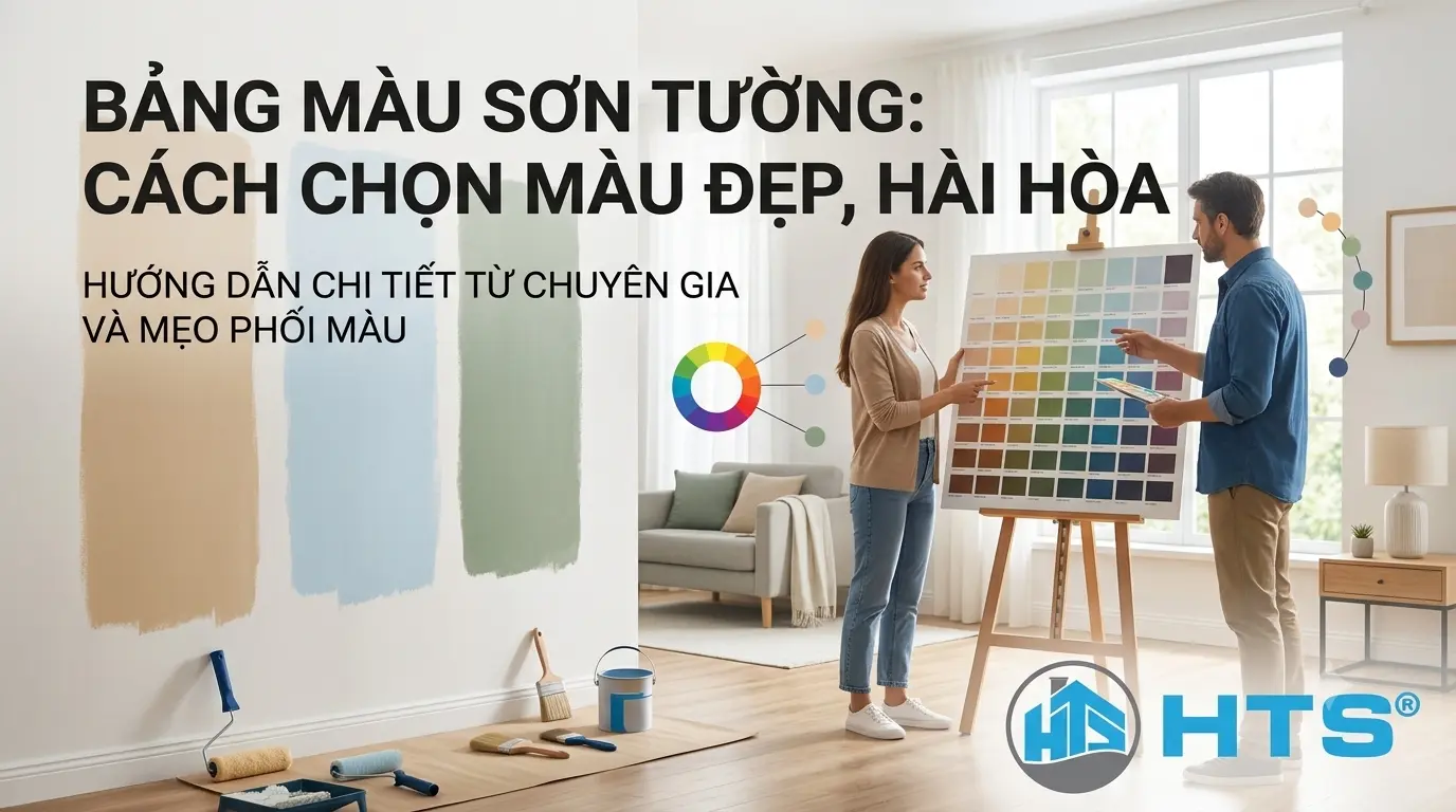 Bảng Màu Sơn Tường Cách Chọn Màu Đẹp, Hài Hòa