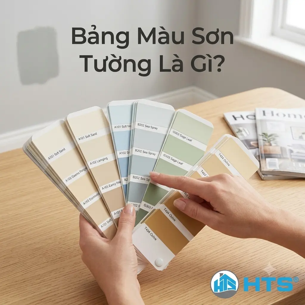 Bảng màu sơn tường giúp tham khảo và lựa chọn màu sắc phù hợp cho từng không gian